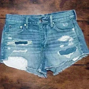 American Eagle Vintage Hi-Rise Festival Cut-Off Shorts